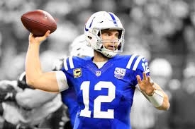 Andrew Luck, who was injured throughout the season last year, has lead the Colts to the playoffs