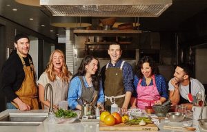 Photo / Instagram user @condenast
Pictured are some of the Bon Appétit Test Kitchen chefs
From left to right: Brad Leone, Molly Baz, Claire Saffitz, Chris Morocco, Carla Lalli, Andy Baraghani