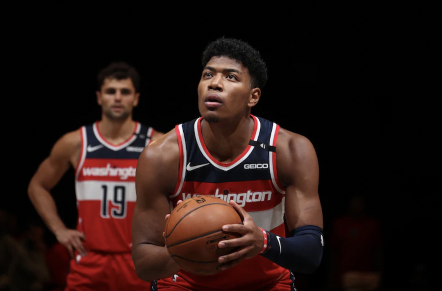 Rui Hachimura looks to improve on his solid rookie season while also keeping eyes set on the playoffs. Photo provided by Washington Wizards. 
