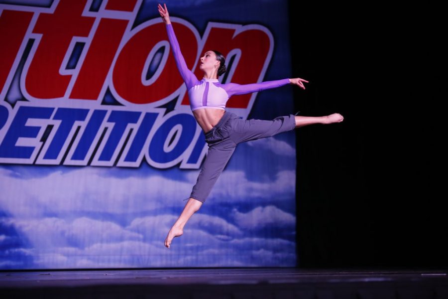 Fontanilla at a dance competition this year. Despite all of the troubling times, being able to compete has been one of the highlights of Fontanillas year. 