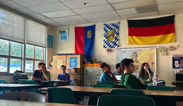 Junior students in IB German