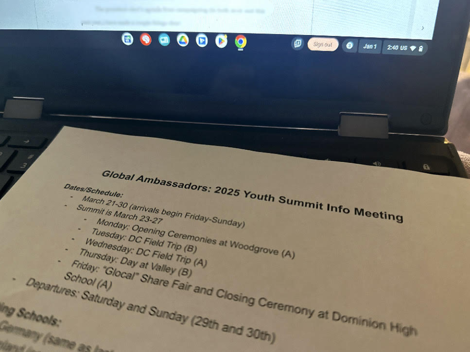 flyer of Loudoun International Summit 2024 info and dates