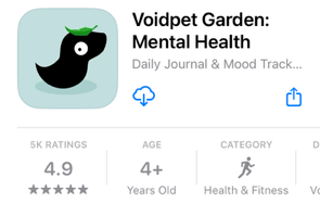 Voidpet Garden app in app store.