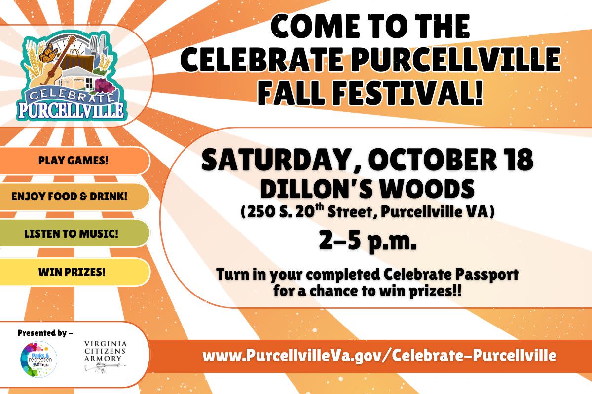 Celebrate Purcellville festival to be held Saturday