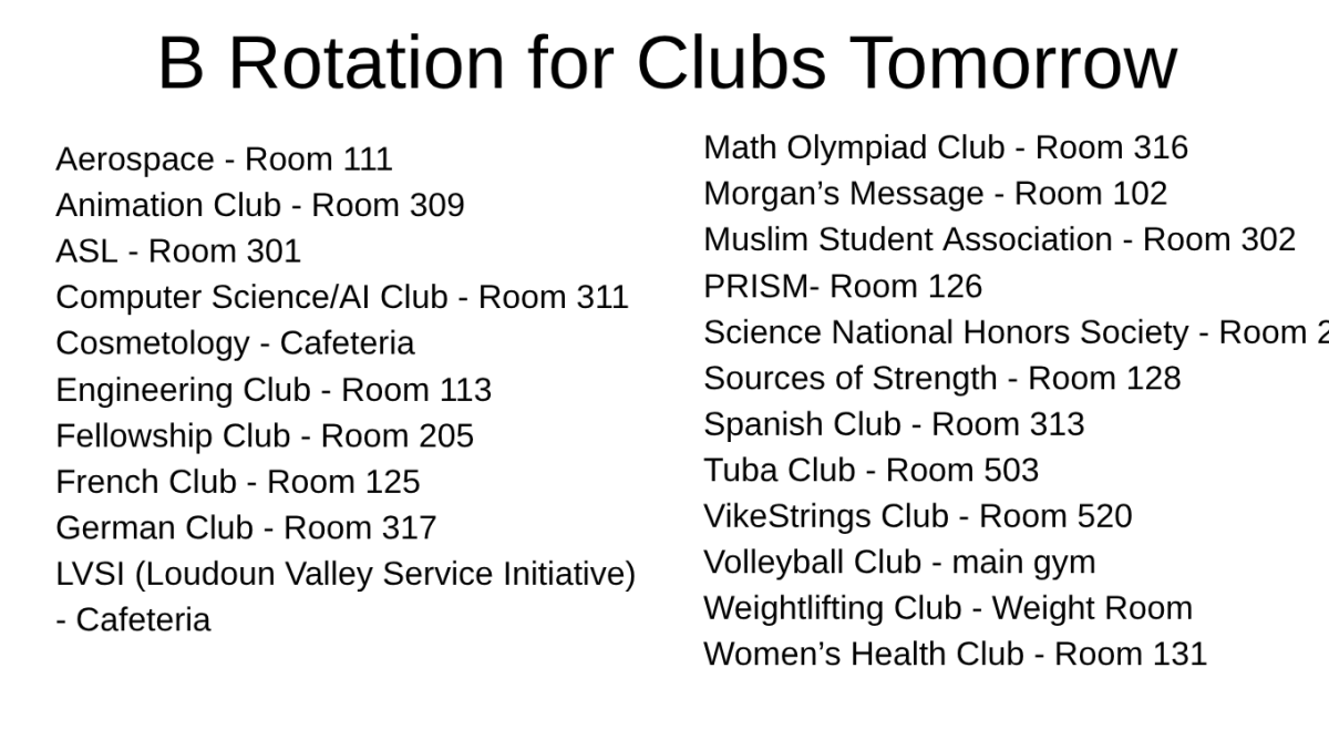 Identity Clubs