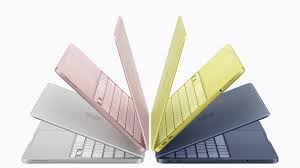 photo of the MacBook Neo line displaying all the colors it offers
