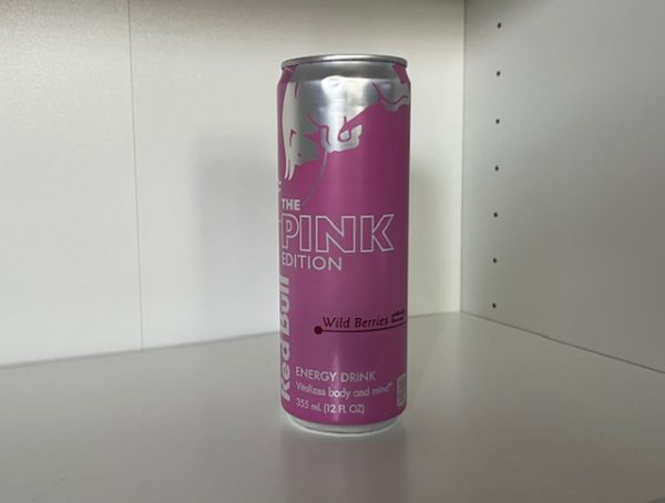 Can of Redbull, a popular energy drink